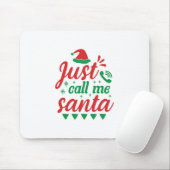 Xmas Art nenne mich einfach Santa Mousepad (Mit Mouse)