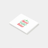 Xmas Art Official Cookie Baker Post-it Klebezettel (angewinkelt)