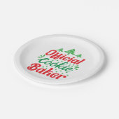 Xmas Art Offiziell Cookie Baker Pappteller (Schrägansicht)