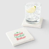Xmas Art Offiziell Cookie Baker Steinuntersetzer (Seitenansicht)