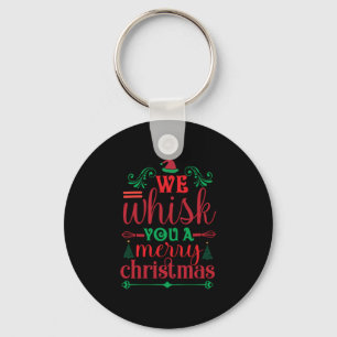 Xmas Art Wir winken Ihnen ein frohes Weihnachten Schlüsselanhänger