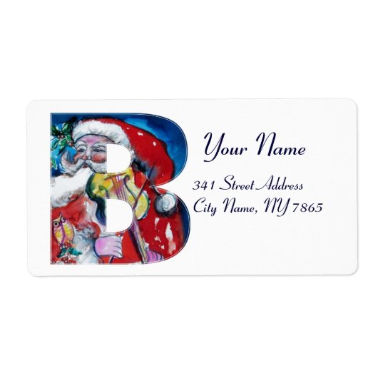 XMAS B SCHREIBEN /SANTA CLAUS MIT VIOLIN MONOGRAMM (Vorne)
