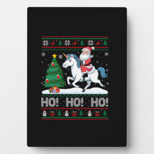 Xmas Baum Beleuchtung Weihnachtsmann Reitender Ein Fotoplatte