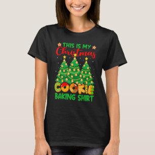 Xmas-Baum Dies ist mein Weihnachtsplätzchen-Back-F T-Shirt