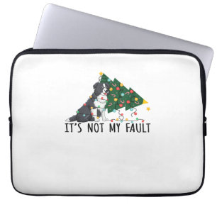 Xmas Baum Es Ist Nicht Mein Fehler Border Collie H Laptopschutzhülle