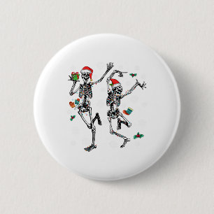 Xmas Baum Weihnachtsbeleuchtung Weihnachts-Skelett Button