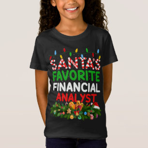 Xmas beleuchtet den Lieblingsfinanzanalytiker des  T-Shirt