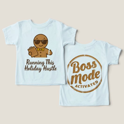 XMAS Bella+Canvas Toddlers & Baby T‑Shirt (Design Vorderseite & Rückseite)