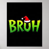 Xmas Bruh Christmas Kids Teens Boys Funny Christma Poster (Vorne)