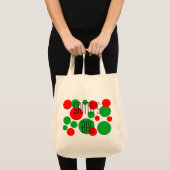 Xmas Bubble Dots Tragetasche (Vorderseite (Produkt))