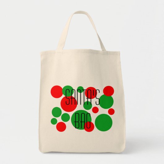 Xmas Bubble Dots Tragetasche (Vorne)