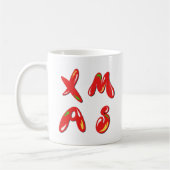 Xmas Bubble Text Kaffeetasse (Links)