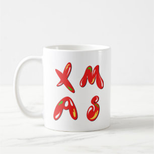 Xmas Bubble Text Kaffeetasse