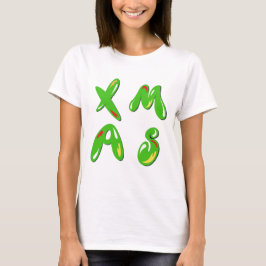Xmas Bubble Text T-Shirt