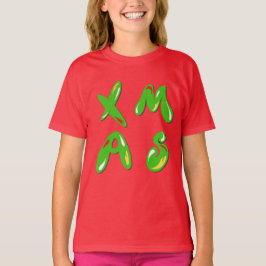 Xmas Bubble Text T-Shirt