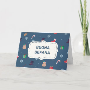 xmas buona Befana Feiertagskarte