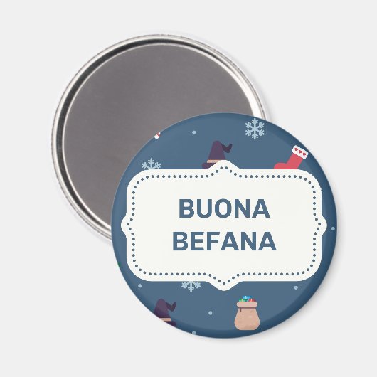 xmas buona Befana Magnet (Vorderseite/Rückseite)
