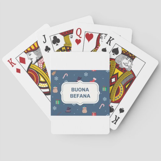 xmas buona Befana Spielkarten (Rückseite)