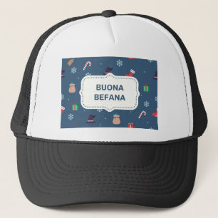 xmas buona Befana Truckerkappe