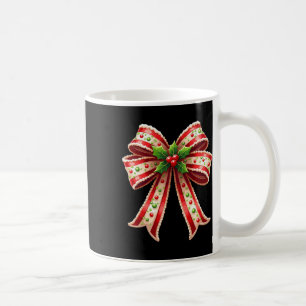 Xmas Candy Cane Bow Weihnachten Kaffeetasse