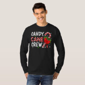 Xmas Candy Canes Crew Christmas Candy  Matching Gr T-Shirt (Vorne ganz)