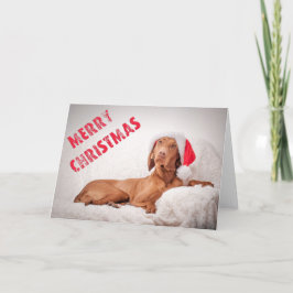Xmas Card / Christmas Card "Magyar Vizsla" Feiertagskarte