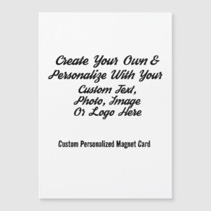 Xmas Card Magnet - Personalisierter Feiertagsgesic