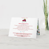 Xmas Cars Feiertagskarte (Rückseite)