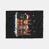 Xmas Cat Meowy Christmas Cute For Men Woman Kid Ca Fleecedecke (Vorderseite (Horizontal))