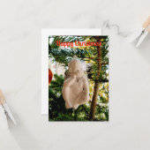 Xmas cherub card karte (Vorderseite/Rückseite Beispiel)