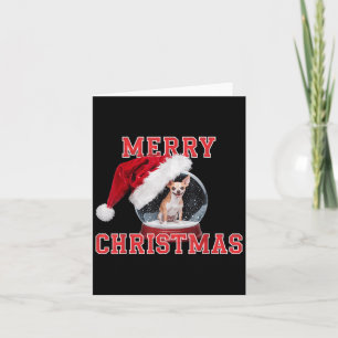 Xmas Chihuahua Dog Weihnachten Karte