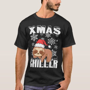 Xmas Chiller Sloths Fault Baby Slots T-Shirt