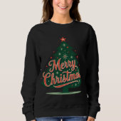 Xmas christmas tree merry Christmas tee (Vorderseite)