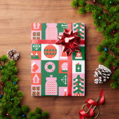 Xmas Colored Noel Christmas Geschenkpapier