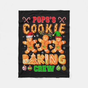 Xmas Cookie Baking Crew Pop Funny Baker Lover F Fleecedecke