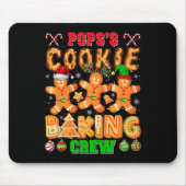Xmas Cookie Baking Crew Pop Funny Baker Lover F Mousepad (Vorne)
