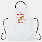 XmaS Cookie Baking&Eating Crew Roter Text Schürze (Vorderseite)