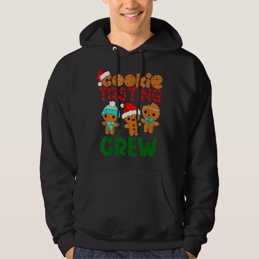 Xmas Cookie Degustation Crew Funny Degusting Baker Hoodie (Vorderseite)