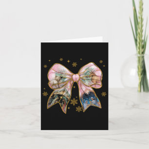 Xmas Coquette Bow Jesus Christliche Bibel Verse Na Karte