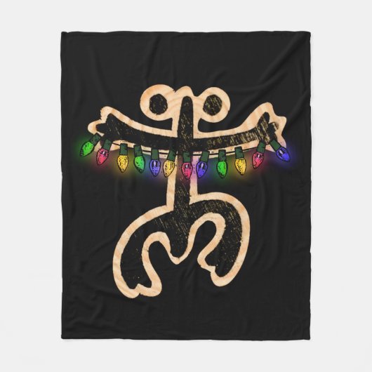 Xmas Coqui Taino Fleece Blanket (Vorderseite)