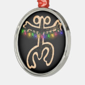 Xmas Coqui Taino Ornament Aus Metall (Links)