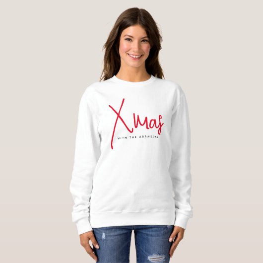 Xmas Custom Christmas Party Sweatshirt (Vorne ganz)