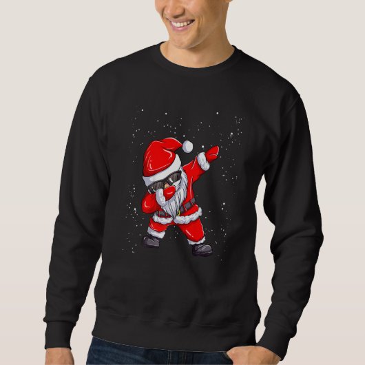 Xmas Dab Dance Dabbing Santa Claus Christmas Boys Sweatshirt (Vorderseite)