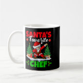 Xmas Dabbing Santa's Favorite Chef Christmas  Kaffeetasse (Links)