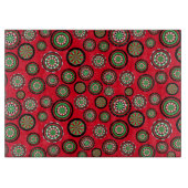 Xmas Dartboard Schneidebrett (Vorderseite)