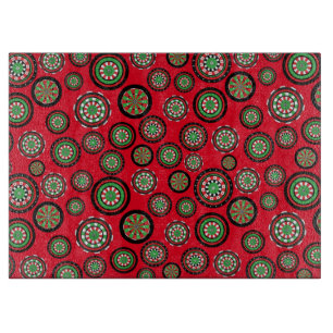 Xmas Dartboard Schneidebrett