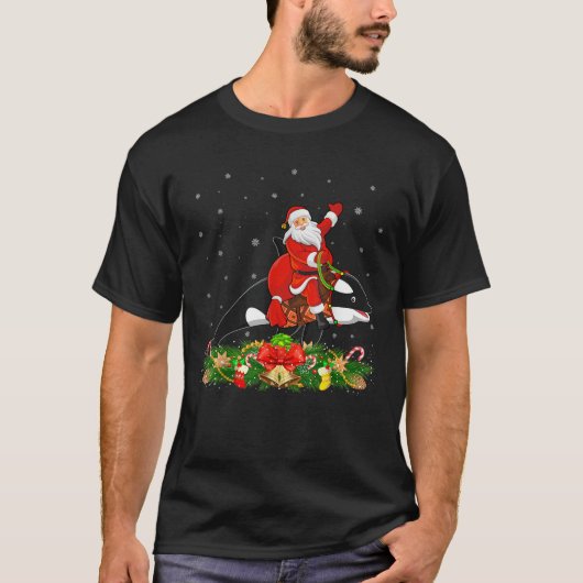 Xmas Deco Lights Funny Pietro T-Shirt (Vorderseite)