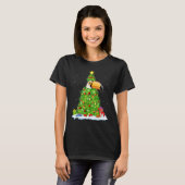 Xmas Decorations Lights Santa Hornbill Bird Christ T-Shirt (Vorne ganz)