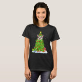 Xmas Decorations Lights Santa Sugar Glider Christm T-Shirt (Vorne ganz)