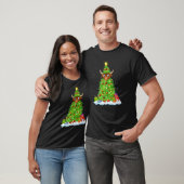 Xmas Decorations Lights Santa Yak Christmas Tree T-Shirt (Unisex)